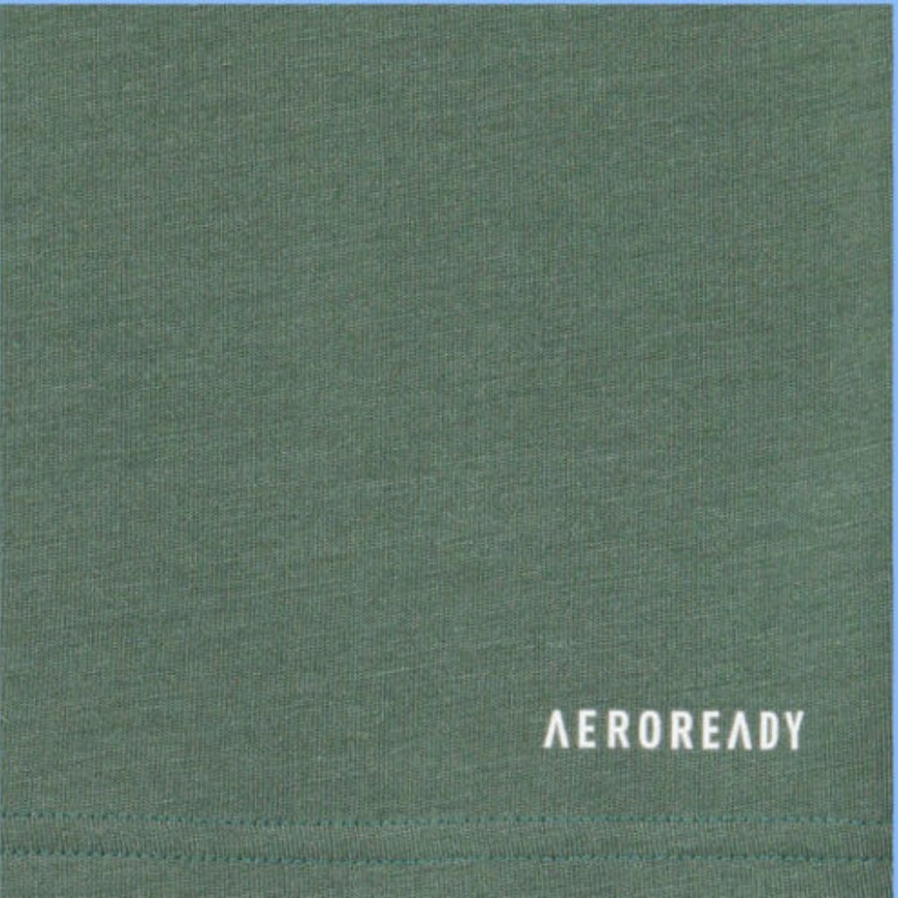 adidas Ladies' Logo Crop Tee NWT Green - Picture 4 of 4